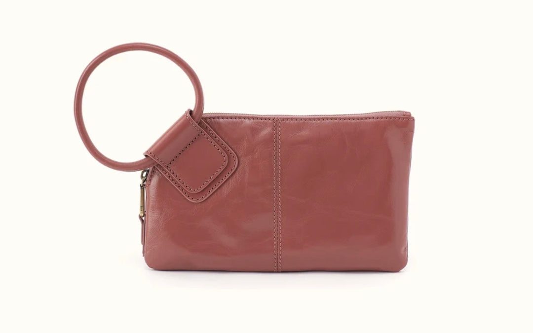 Hobo Sable Wristlet Rosewood