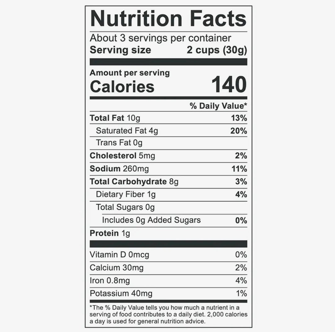 White Cheddar Poppy Popcorn