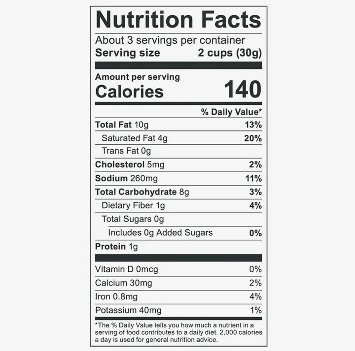 White Cheddar Poppy Popcorn