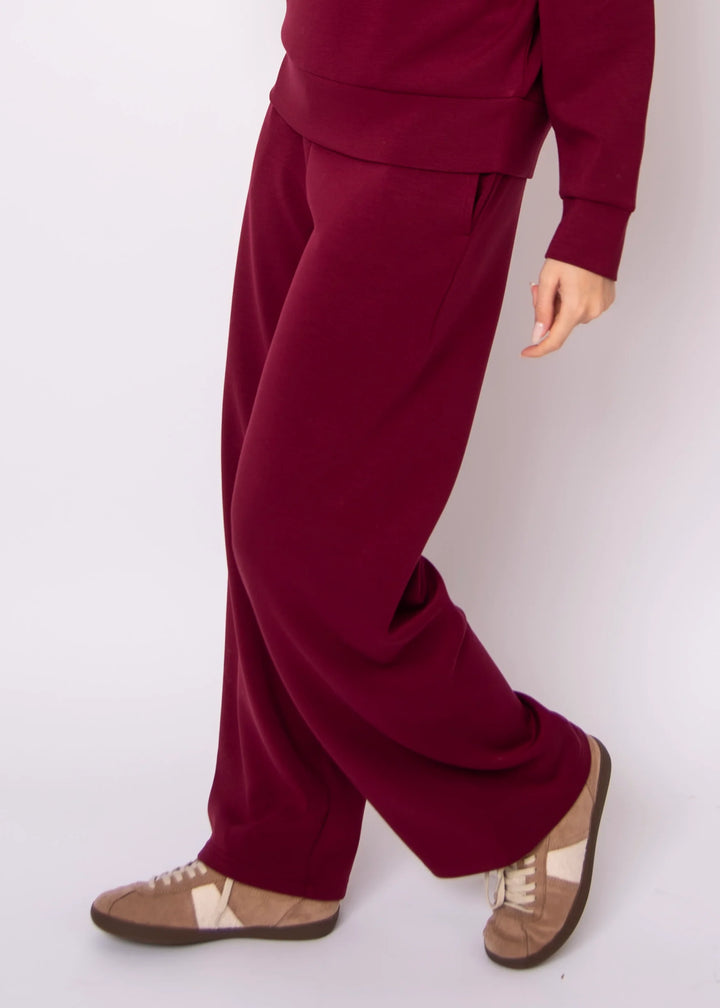 Victoria Soft Knit Pull On Straight Leg Pants