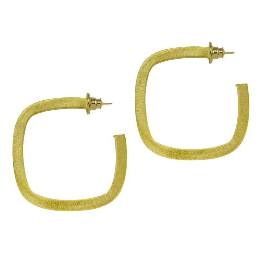 Alid Square Hoop Earrings