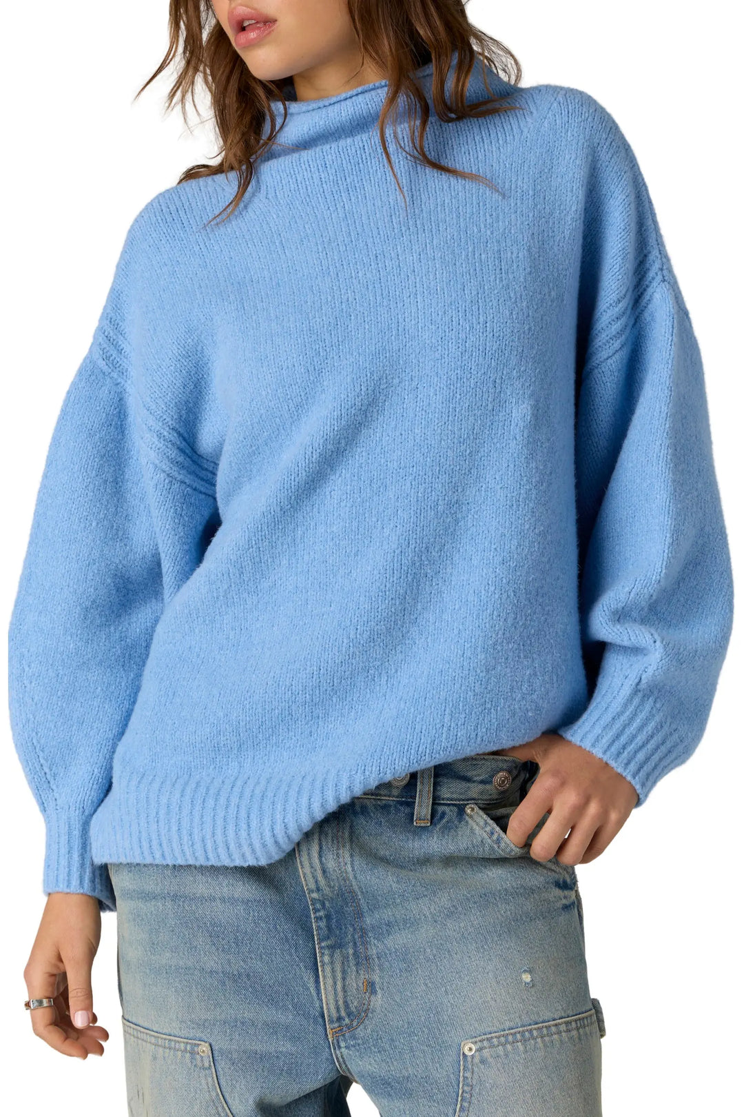 Beaumont Tunic | Powder Blue Melange