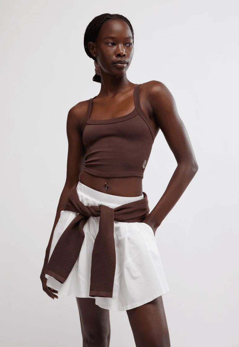All Clear Cami Solid in Chocolate