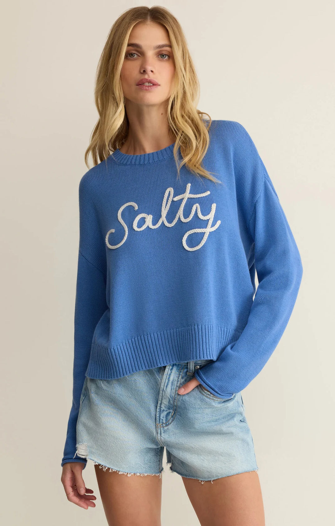 Z Supply Sienna Salty Sweater Marina