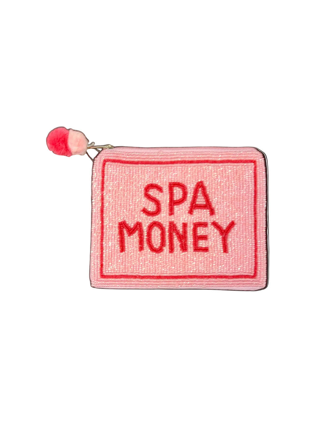 Spa Money Beaded Coin Pouch
