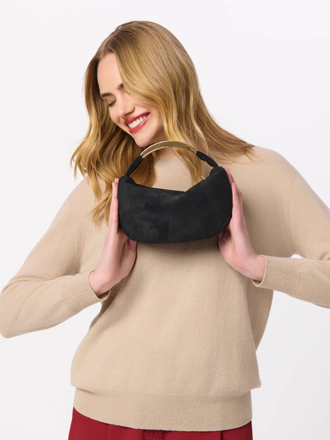 Luna Top Handle Bag Black