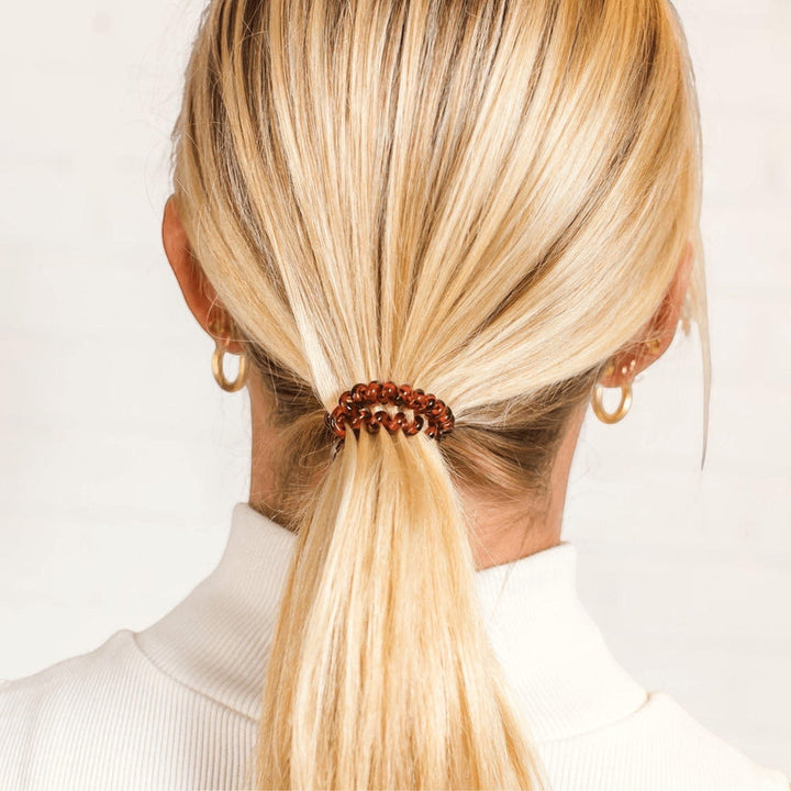 Tortoise Small Hair Ties