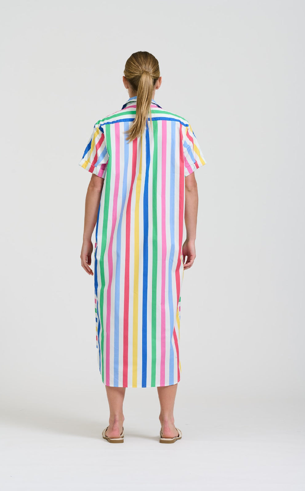 Ashley Shirt Dress | Fiesta Stripe