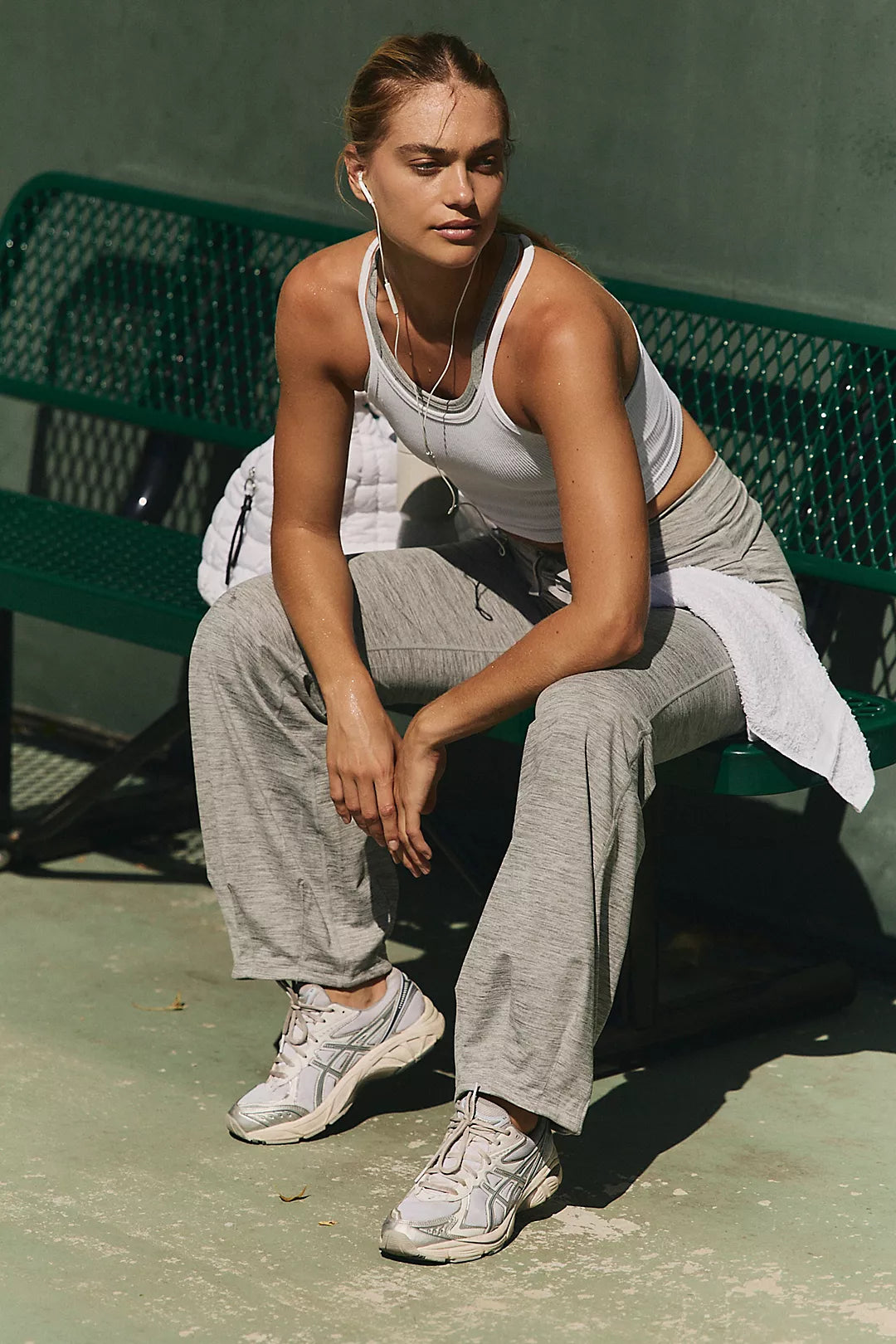 Quick Step Heather Pant in Heather Grey