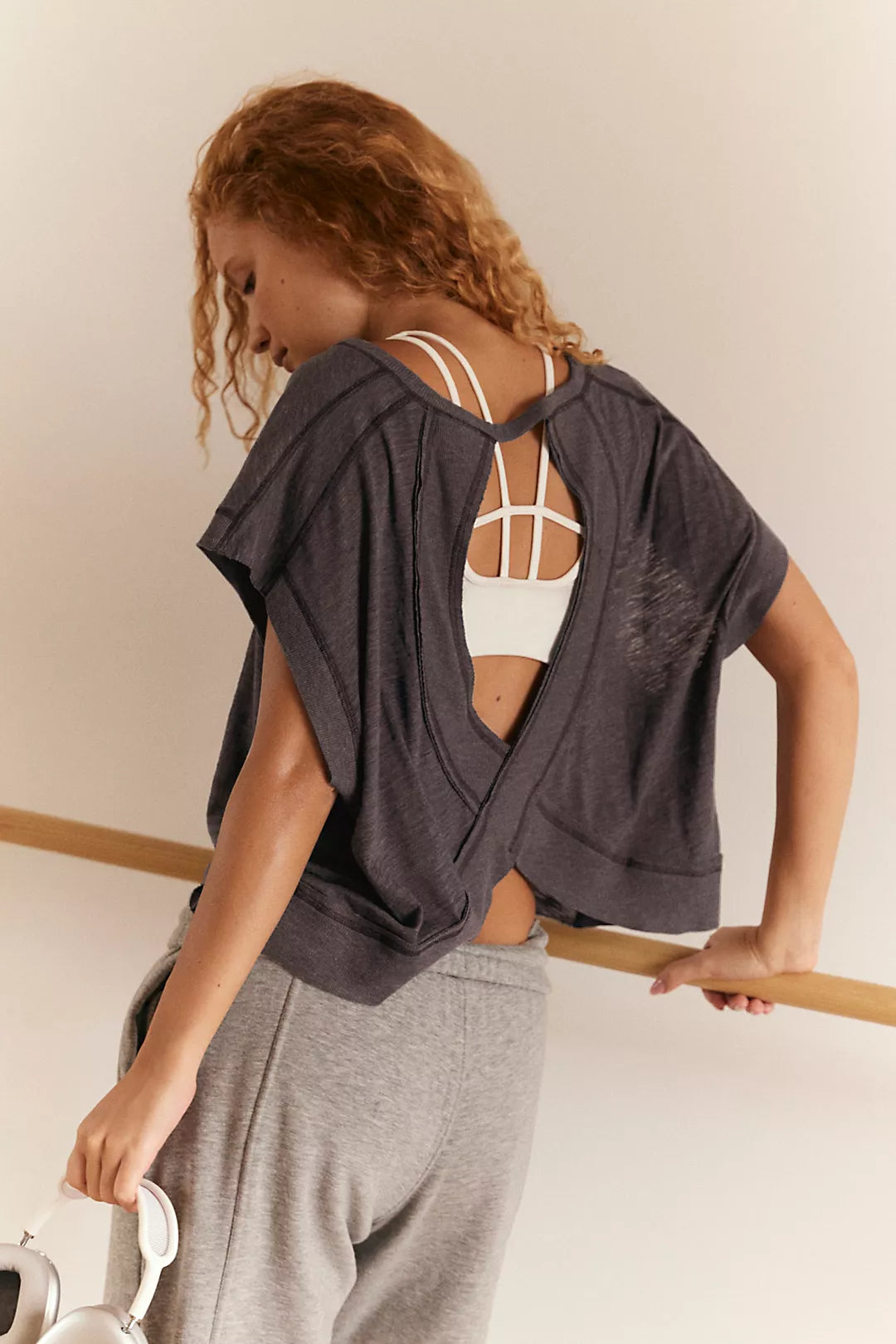Free People My Time Tee | Black