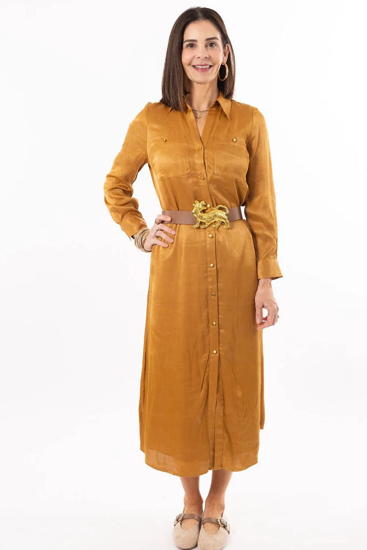 Harper Dress | Harvest Gold