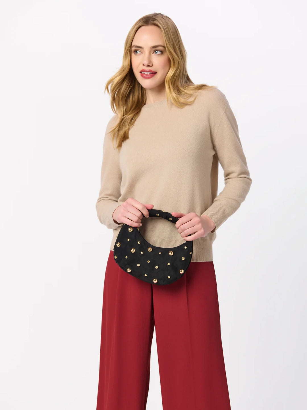 Sophia Top Handle Bag Black
