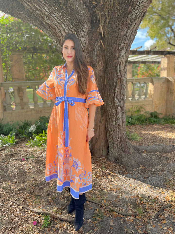 Cape Midi | Fleur Orange