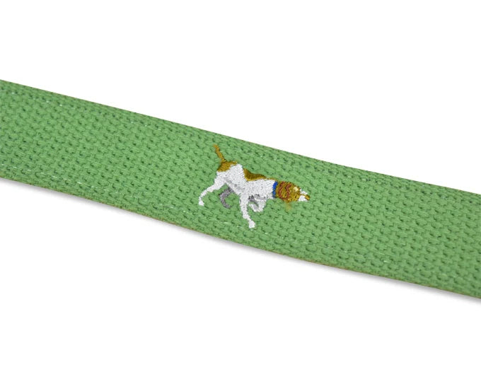 Sage Pointer Embroidered Belt*