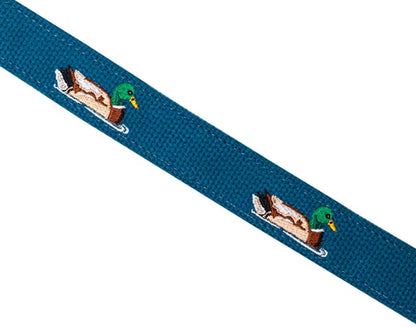 Sitting Duck Embroidered Belt