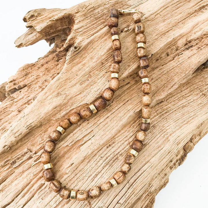 Tribal Tube Necklace 17.5”