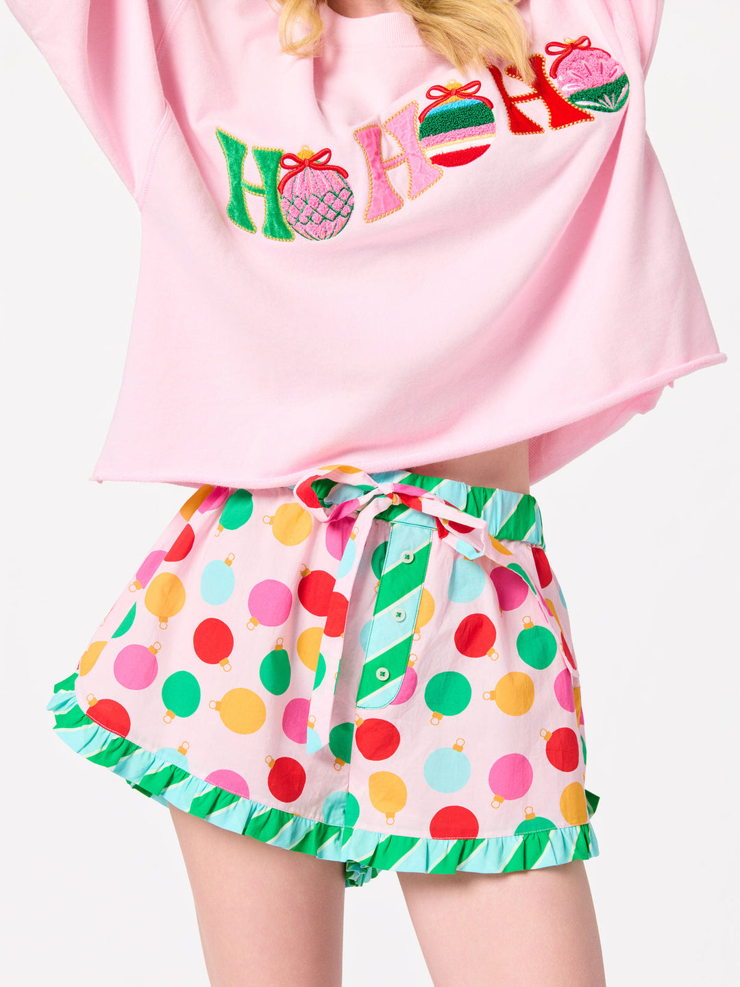 Ornament Boxer Shorts | Blush