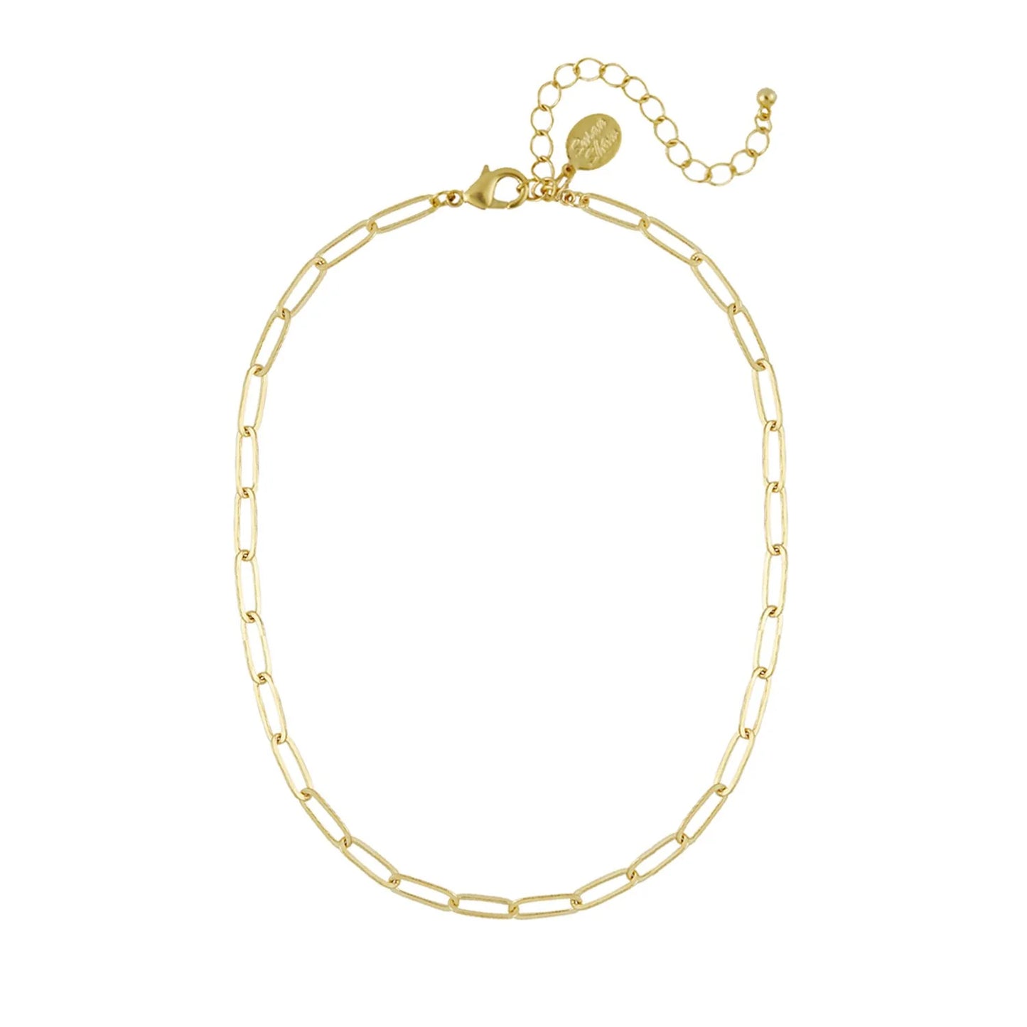 Basic Gold Medium Paperclip Chain