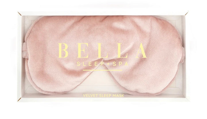 Bella Sleep &amp; Spa Velvet Eye Mask Pink