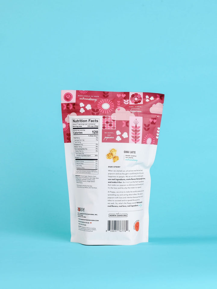 Chai Latte Poppy Popcorn