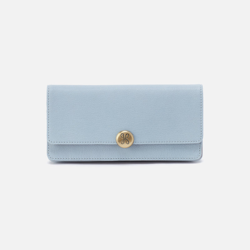 Hobo Hutton Large Wallet | Dusted Sky