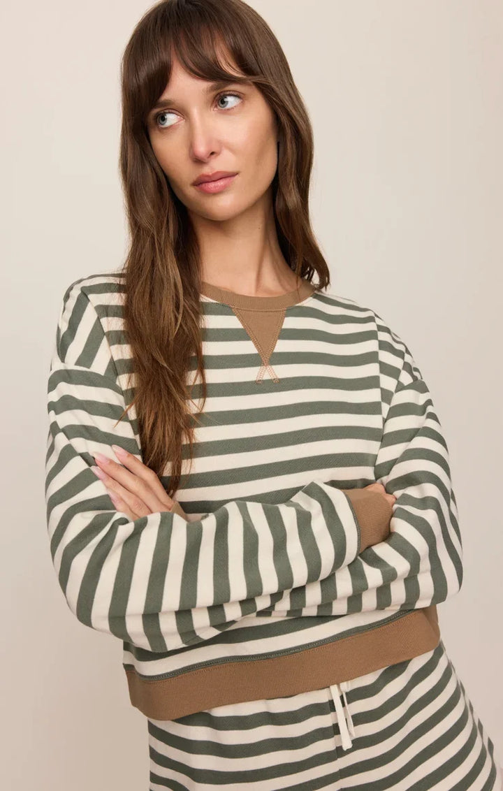 Low Key Stripe Sweatshirt
