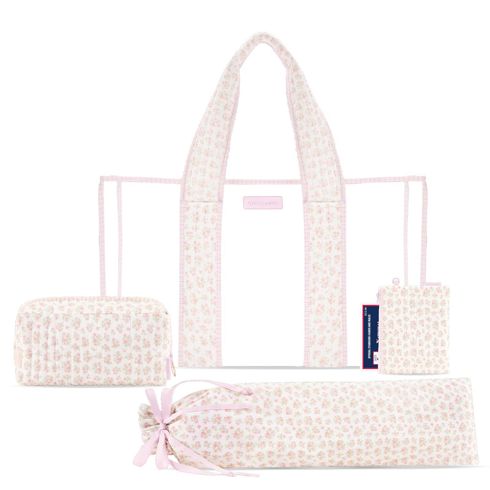 Case Mate Mahjong Jelly Tote Set | Quilted Ditsy Floral