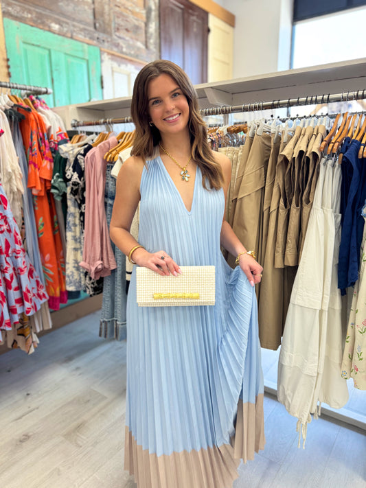 Celeste Pleat Dress