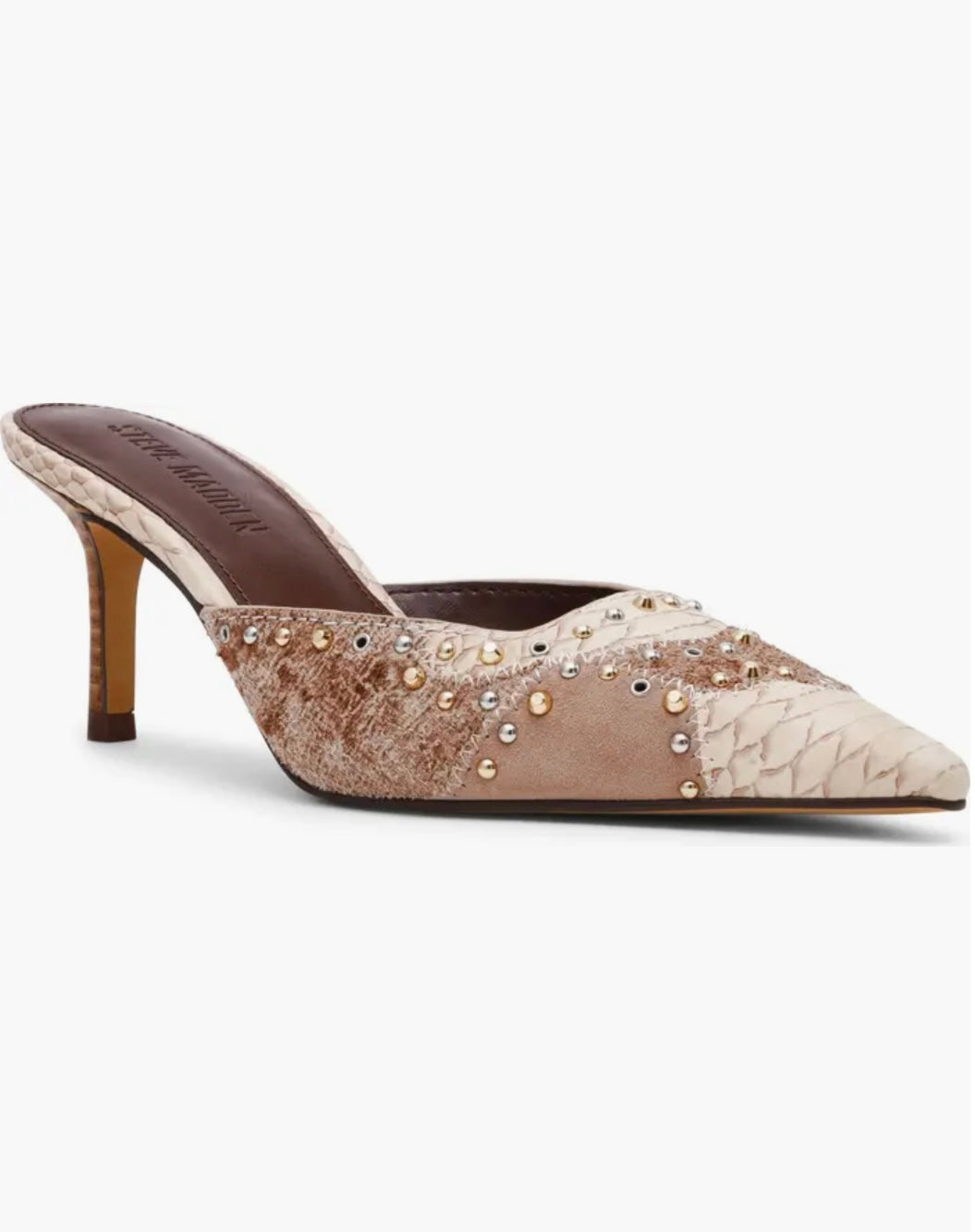 Steve Madden Alexi-S Nat Multi Heel
