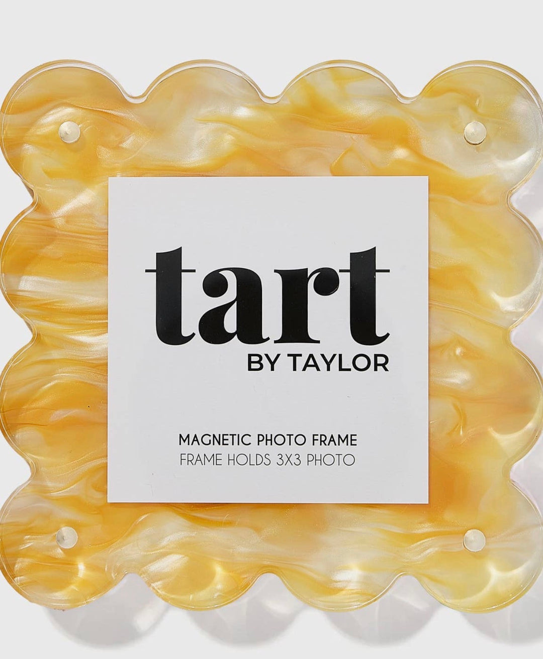 Tart By Taylor Marbled Yellow Mini Acrylic Picture Frame