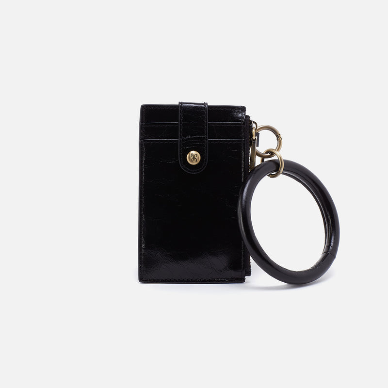 Hobo Ring Credit Card Wristlet | Black