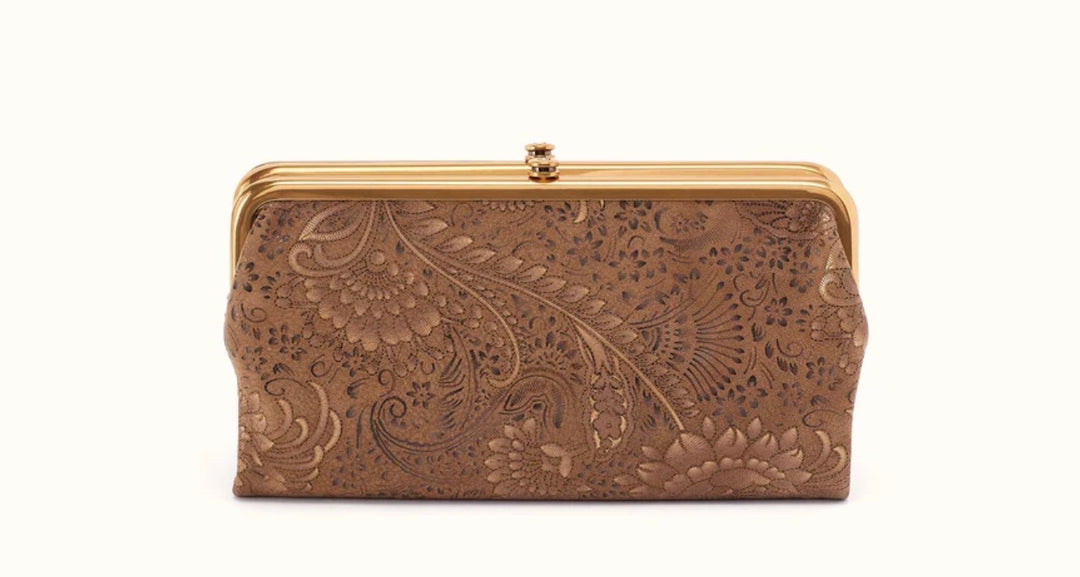 Hobo Lauren Clutch Wallet Mink Folklore 