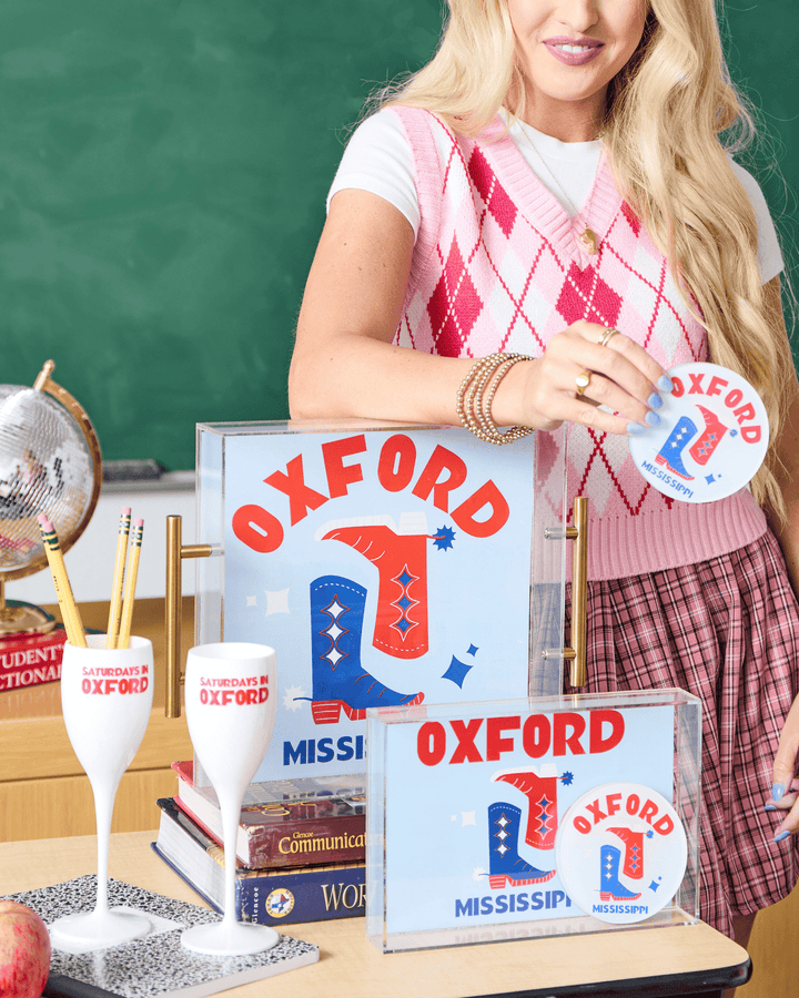 Oxford, Mississippi Acrylic Coaster - Set of 4