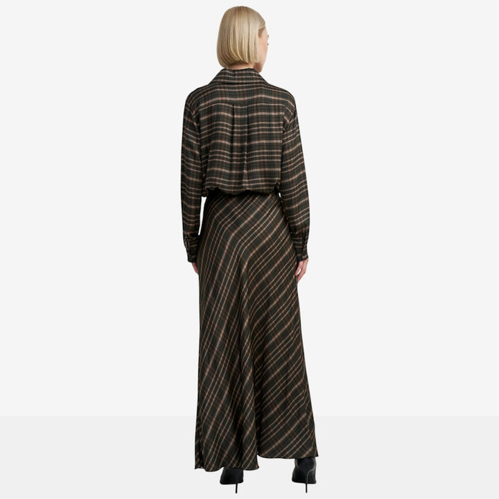 Meadow Skirt | Green Plaid