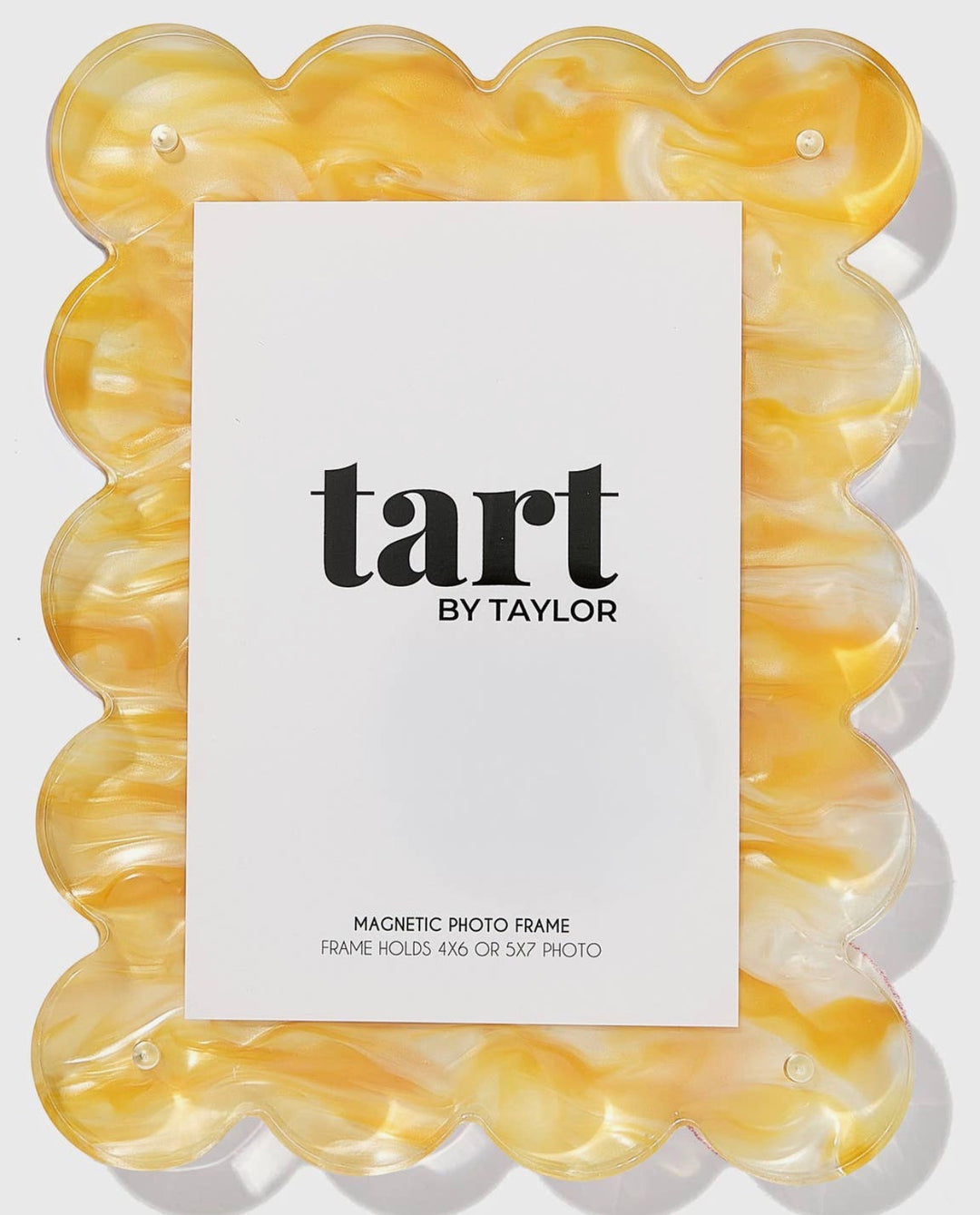 Tart By Taylor Marbled Yellow Acrylic Picture Frame