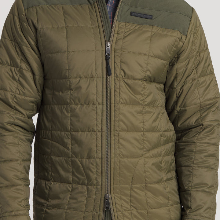 Falcon Hill Quilted Jacket / Dark Olive