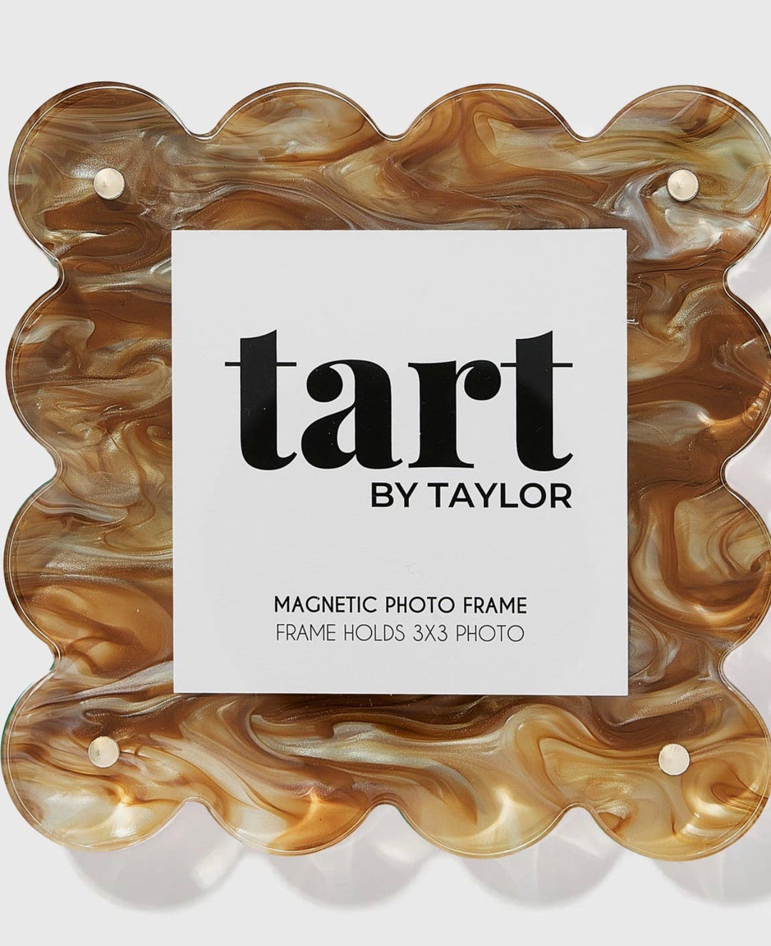 Tart By Taylor Marbled Brown Mini Acrylic Picture Frame