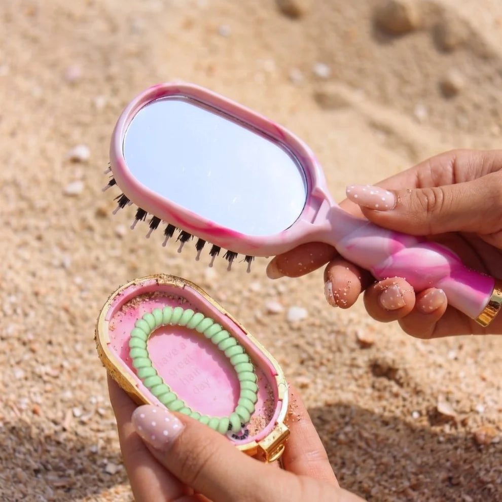 Mini Boar Bristle Hair Brush | Pinch Me!