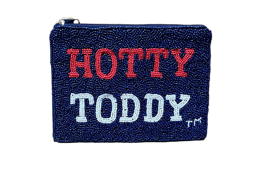 La Chic Hotty Toddy Beaded Pouch