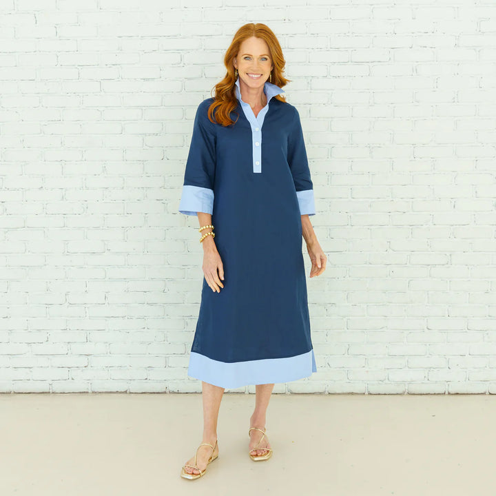 Carrie Long Dress Navy