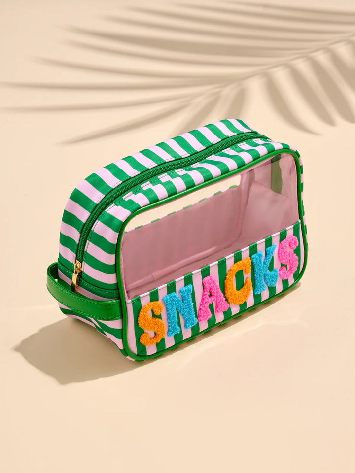 Green Snacks Zip Pouch