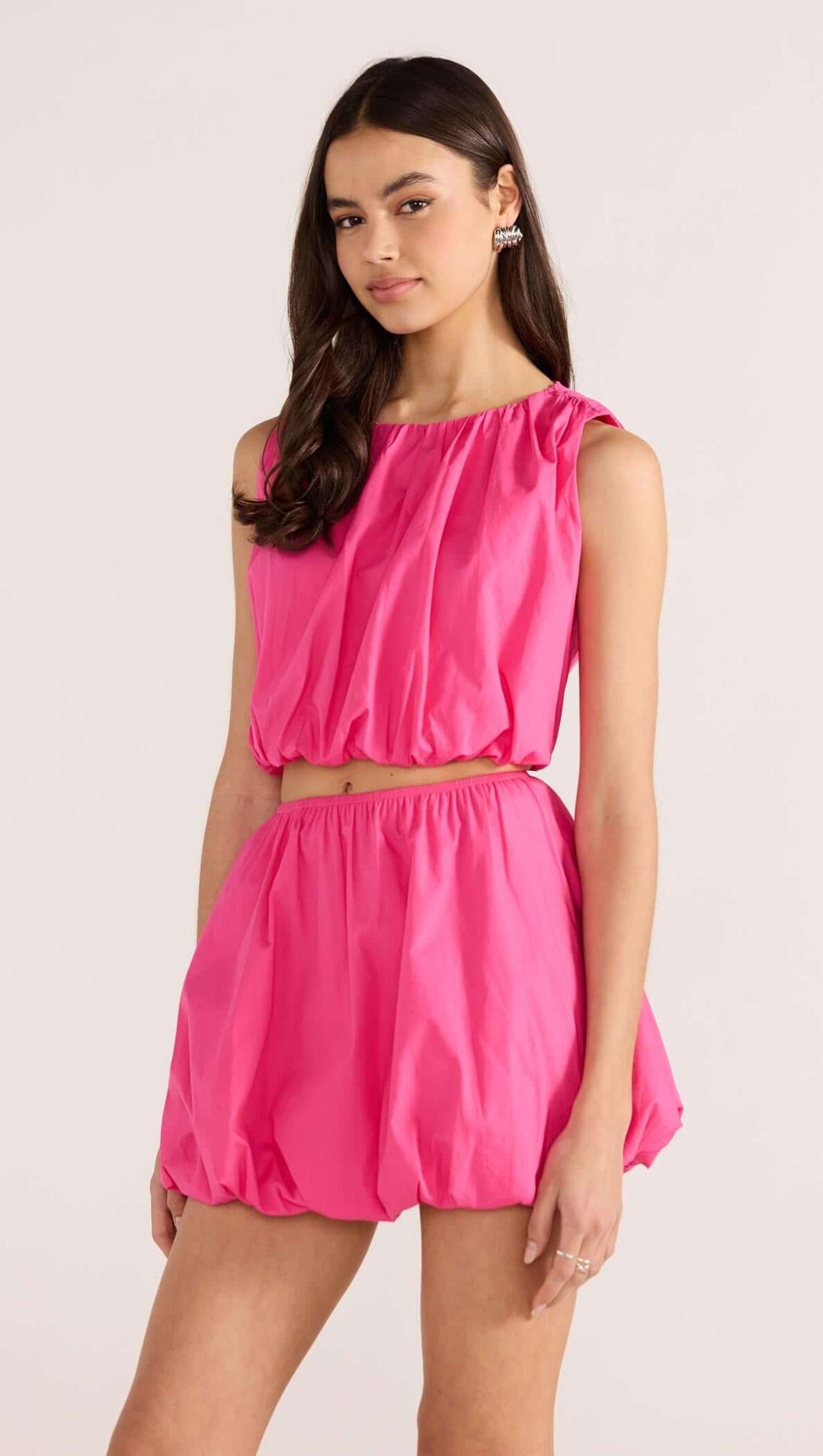 Celestia Bubble Crop Top