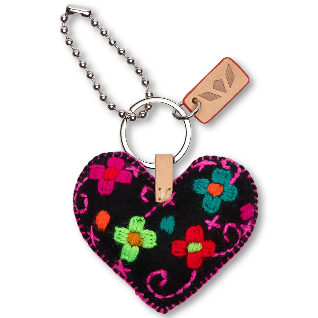 Charm Corazon Grande Black