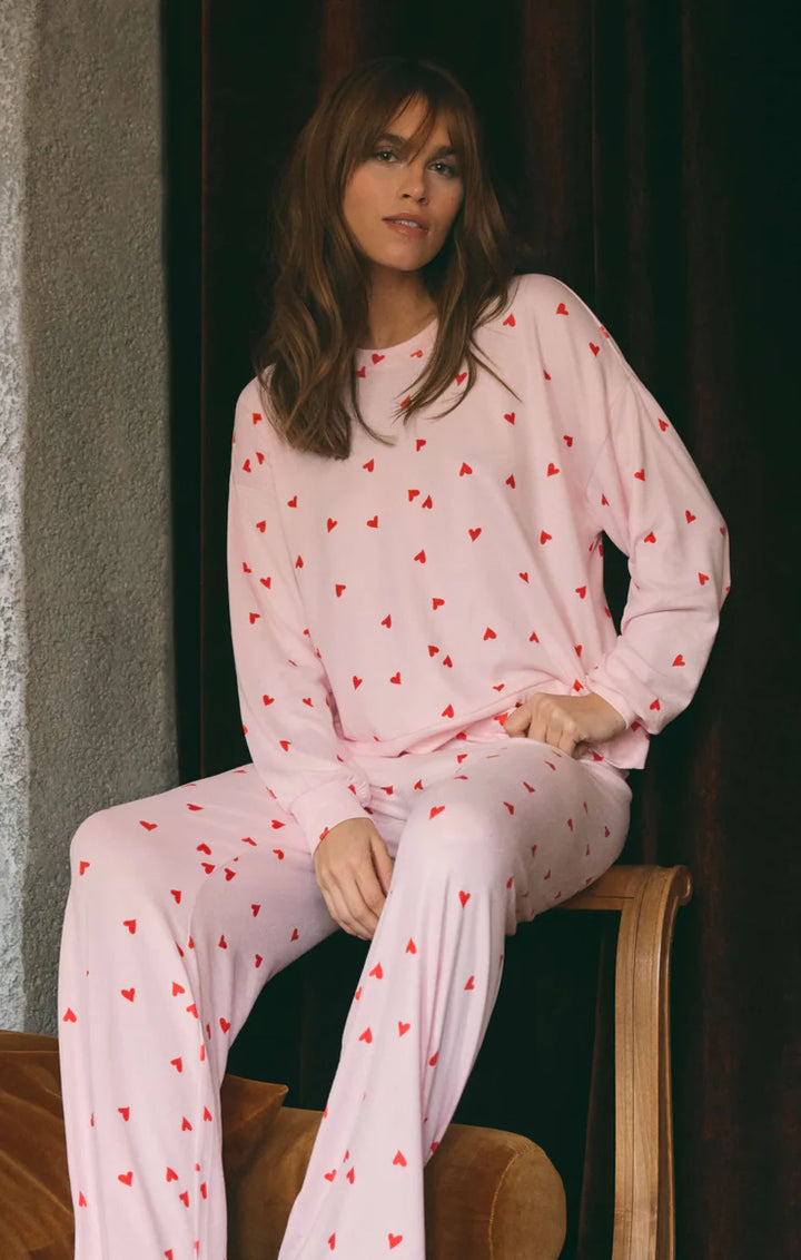 Mira Heart Long Sleeve Top