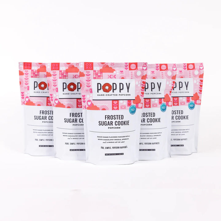 Frosted Sugar Cookie Popcorn