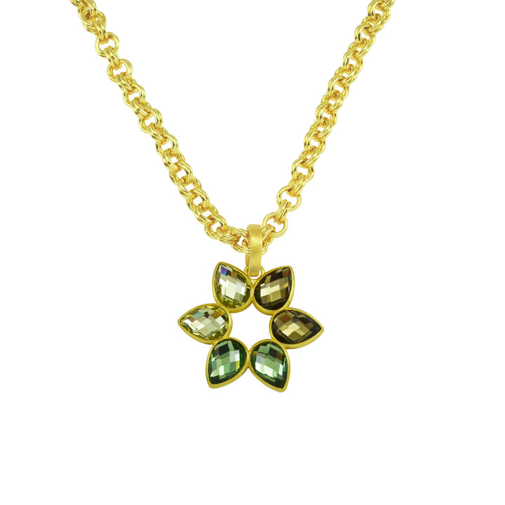 Betty Carre Fiori 6 Stone Necklace