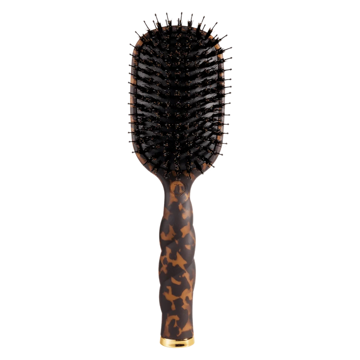 Teleties Boar Bristle Hair Brush Tortoise