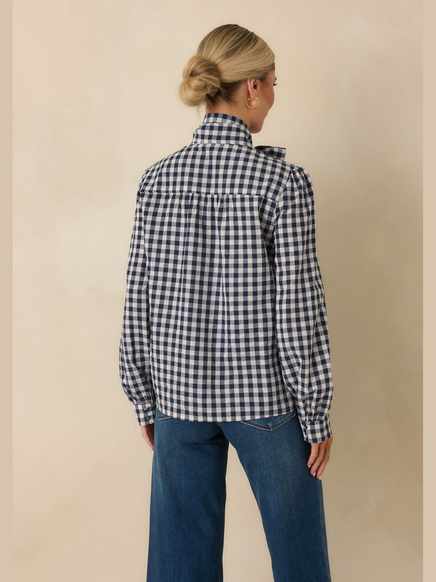 Parker Blouse | Navy Check