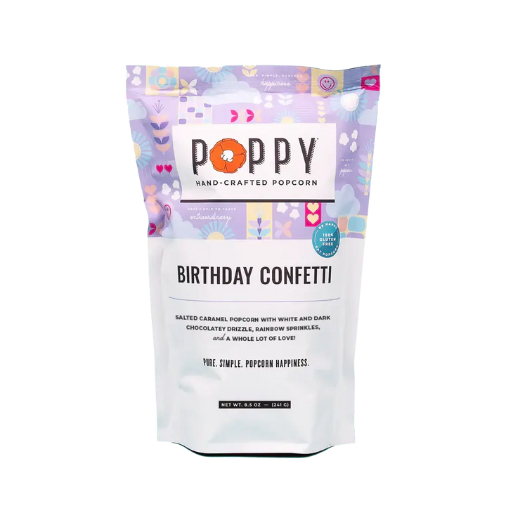 Poppy Popcorn Birthday Confetti
