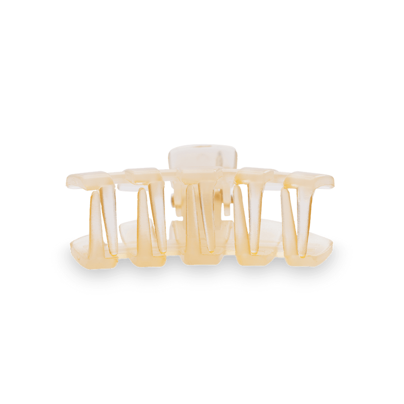 Classic Almond Beige Tiny Claw Hair Clip